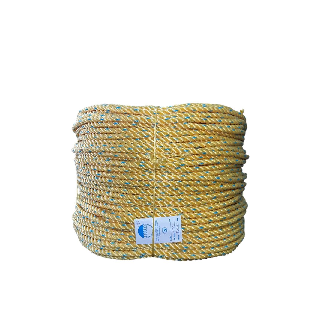 cabo de polietileno color amarillo 11 mm 7/16 (KILO)
